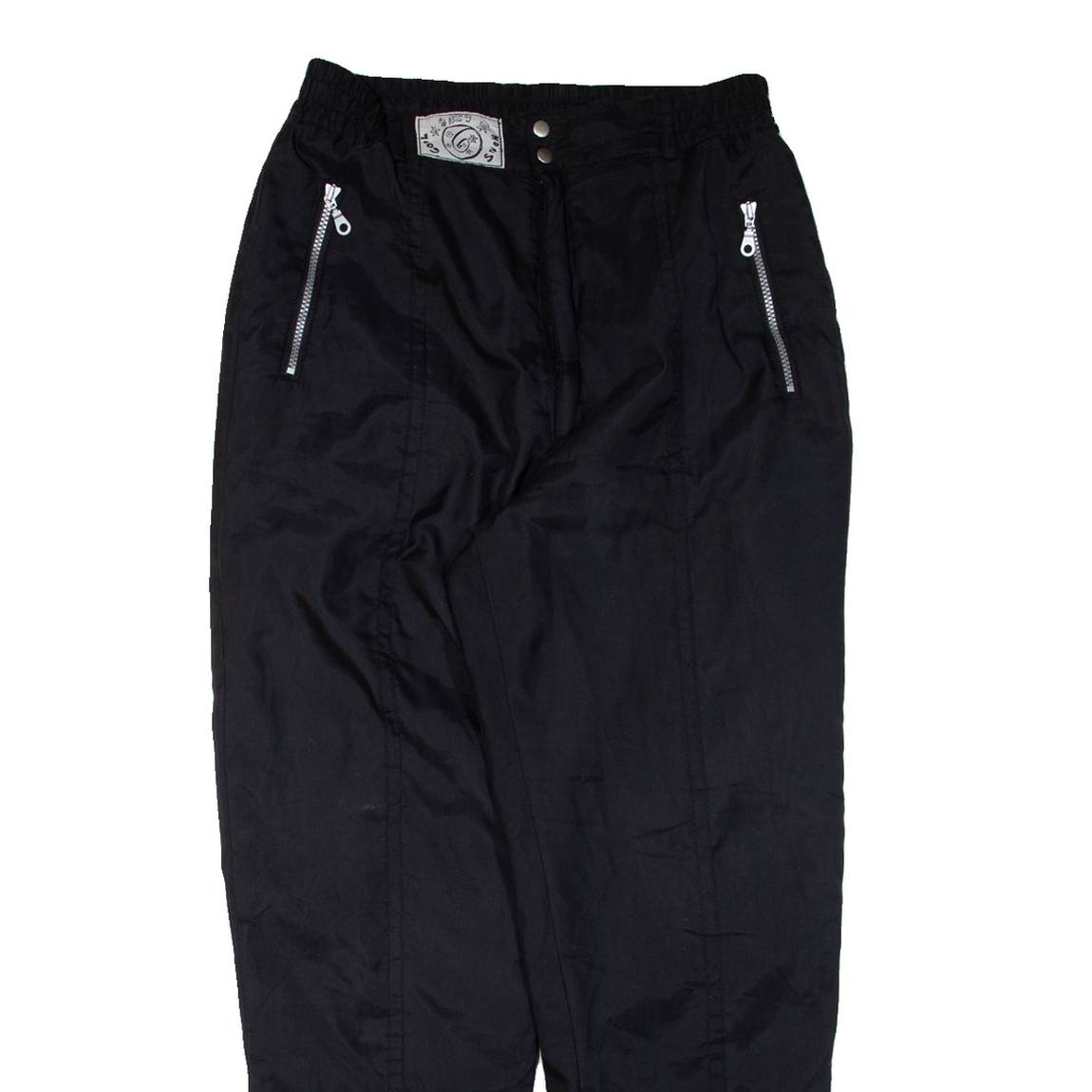 Insulated Womens Trousers Black Relaxed Tapered W29 L29