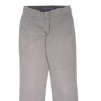 DICKIES Workwear Womens Trousers Grey Slim Tapered W28 L30