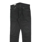 LEVI'S 512 Big E Mens Jeans Black Slim Skinny Denim Medium W30 L32 Classic Style