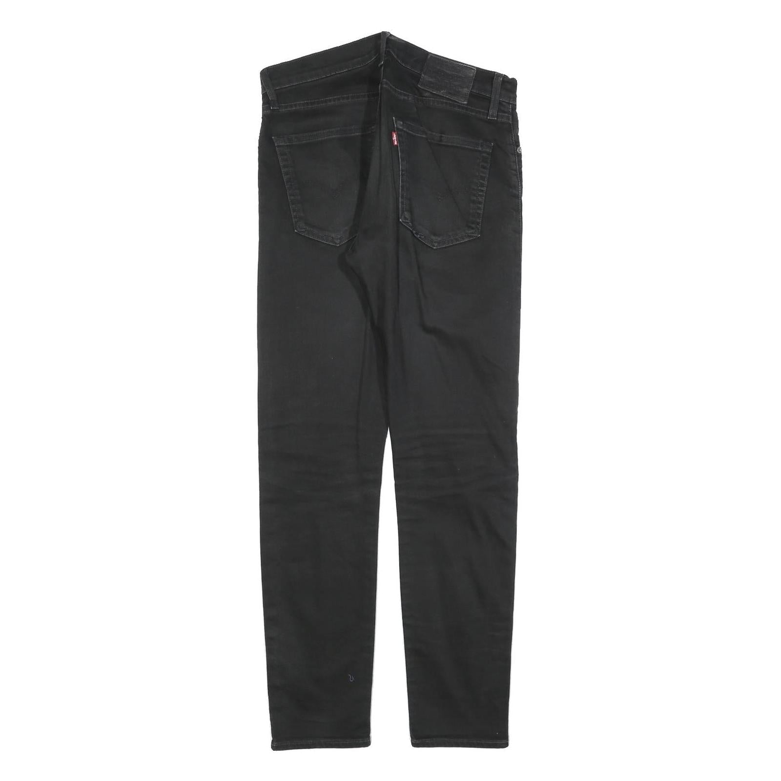 LEVI'S 512 Big E Mens Jeans Black Slim Skinny Denim Medium W30 L32 Classic Style