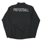 DIADORA Mens Black Track Jacket S Polyester Blend Plain Zip Lightweight