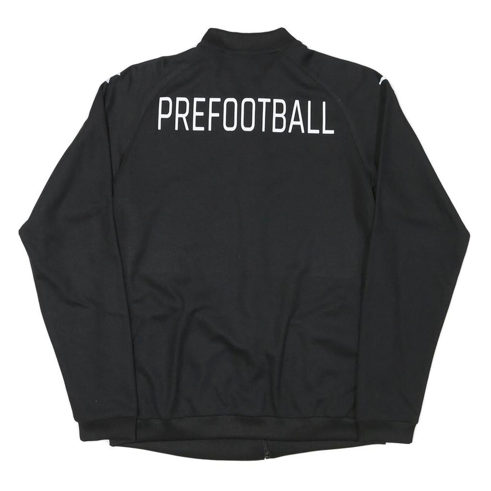 DIADORA Mens Black Track Jacket S Polyester Blend Plain Zip Lightweight