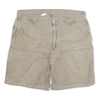 CARHARTT Mens Shorts Beige Casual Cotton Blend 3XL W40 Workwear Utility