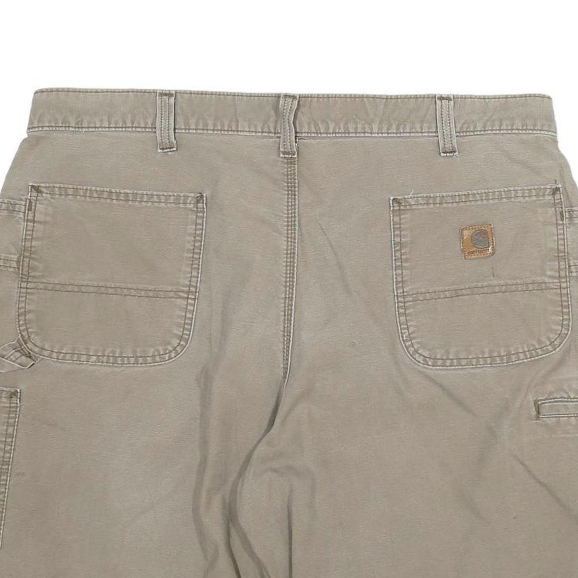 CARHARTT Mens Shorts Beige Casual Cotton Blend 3XL W40 Workwear Utility