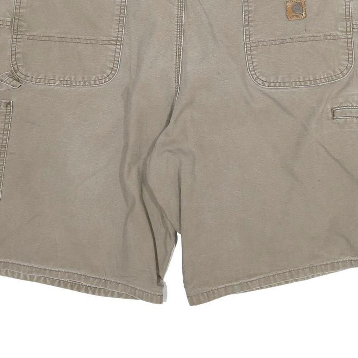 CARHARTT Mens Shorts Beige Casual Cotton Blend 3XL W40 Workwear Utility