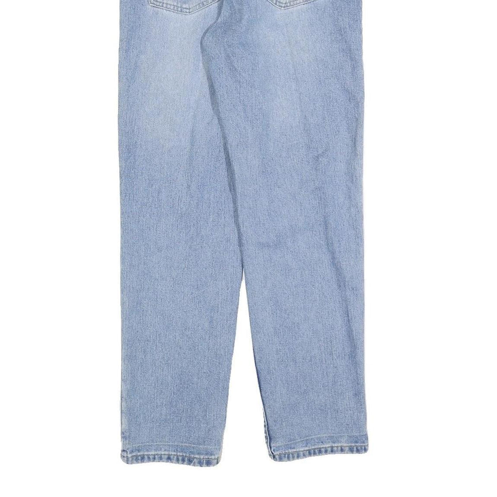 DKNY Womens Jeans Blue Regular Straight Denim Light W30 L32 Zip Cotton Blend