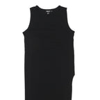 DKNY Womens Black Bodycon Rayon Sleeveless Midi Dress Size M Simple Chic