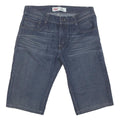 LEVI'S Womens Shorts Blue Denim L W32 505 Straight Fit Casual Style