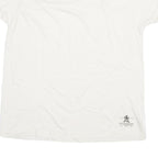 TOMMY HILFIGER Mens White XL Classic T-Shirt Short Sleeve Crew Neck Logo Print