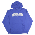 CHAMPION Mens Blue UMass Boston Pullover Hoodie XL Cotton Casual