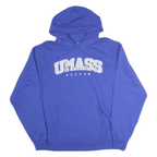 CHAMPION Mens Blue UMass Boston Pullover Hoodie XL Cotton Casual