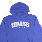 CHAMPION Mens Blue UMass Boston Pullover Hoodie XL Cotton Casual
