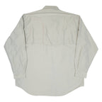 ANDERSON GEOFF Mens Plain Shirt Green Long Sleeve XL