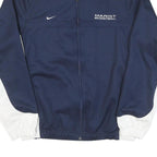 NIKE Mens Navy & White Marist Basketball Zip Up Polyester Blend Jacket L
