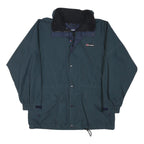 BERGHAUS Mens Blue Zip Jacket L Polyester Blend Outdoor Lightweight Shell