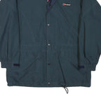 BERGHAUS Mens Blue Zip Jacket L Polyester Blend Outdoor Lightweight Shell