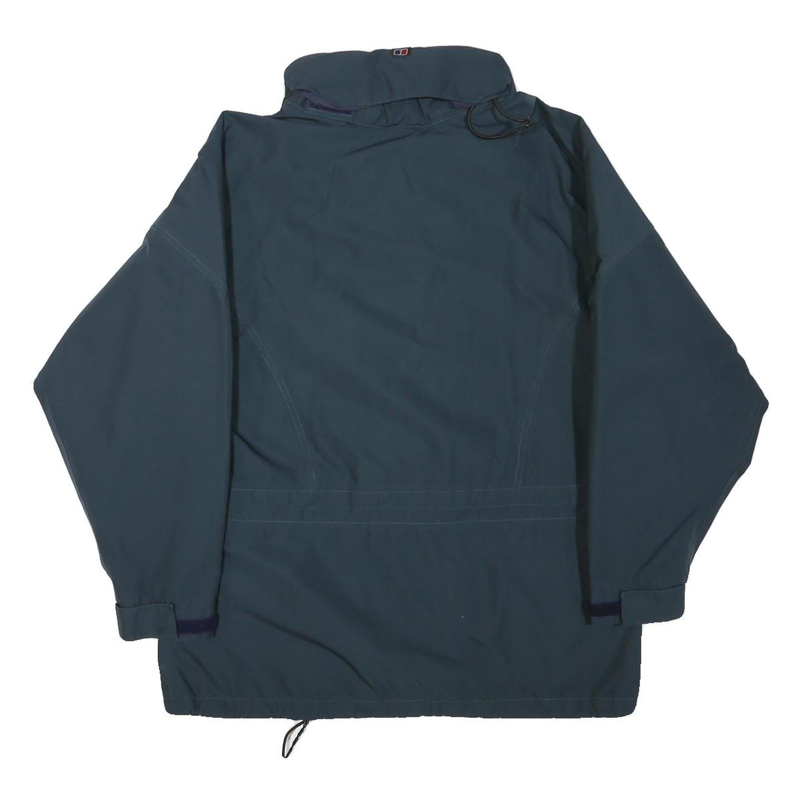 BERGHAUS Mens Blue Zip Jacket L Polyester Blend Outdoor Lightweight Shell