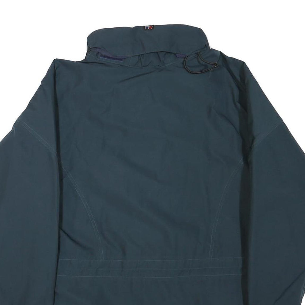 BERGHAUS Mens Blue Zip Jacket L Polyester Blend Outdoor Lightweight Shell