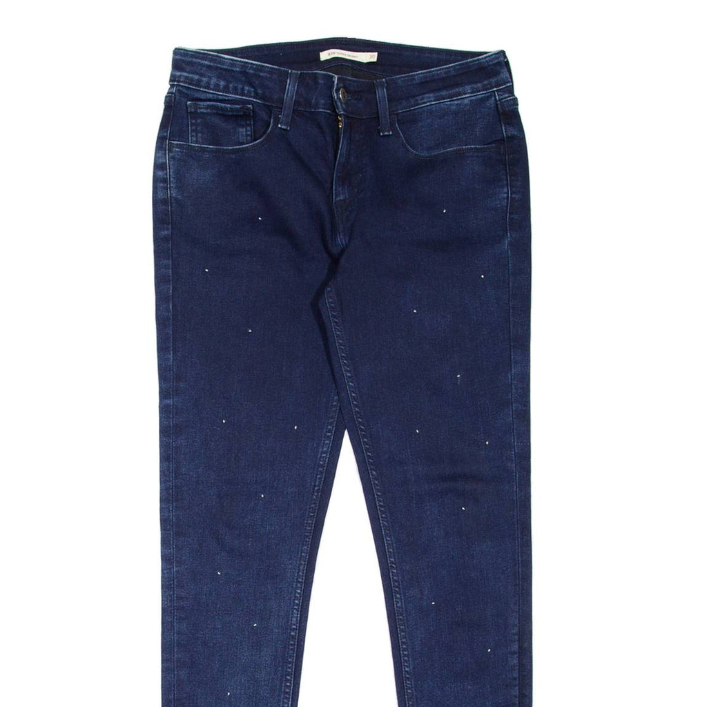 LEVI'S 535 Studded Womens Jeans Blue Slim Skinny W30 L30