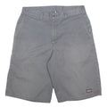 DICKIES Mens Shorts Grey Casual Cotton Blend M W32 Workwear Straight