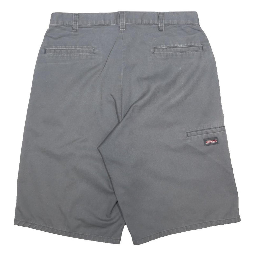 DICKIES Mens Shorts Grey Casual Cotton Blend M W32 Workwear Straight