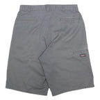 DICKIES Mens Shorts Grey Casual Cotton Blend M W32 Workwear Straight