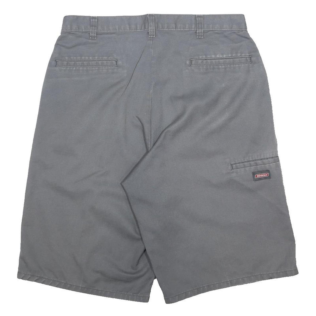 DICKIES Mens Shorts Grey Casual Cotton Blend M W32 Workwear Straight
