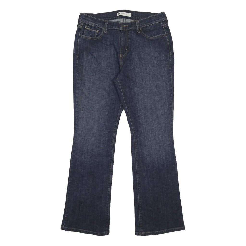 LEVI'S 515 Womens Jeans Blue Regular Bootcut Denim Medium W32 L31 Classic Zip