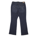 LEVI'S 515 Womens Jeans Blue Regular Bootcut Denim Medium W32 L31 Classic Zip