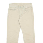 LEVI'S Mens Cotton Slim Beige Trousers W34 L30 Classic Zip Casual Wear