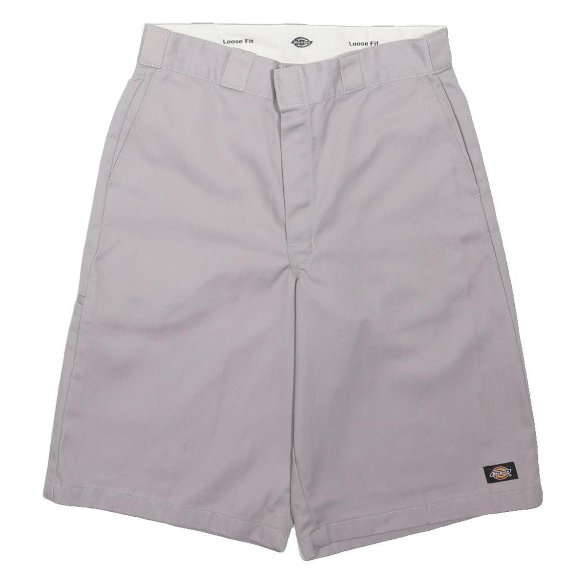 DICKIES Mens Shorts Grey Casual Cotton Blend M W32 Loose Fit Workwear