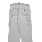 CARHARTT Womens Jeans Grey Relaxed Straight Denim Medium W31 L28 Workwear Casual