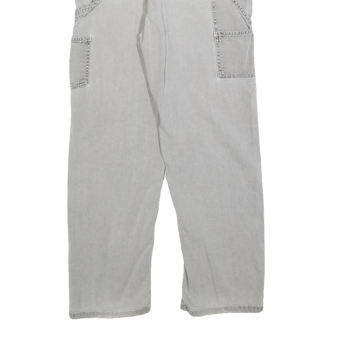 CARHARTT Womens Jeans Grey Relaxed Straight Denim Medium W31 L28 Workwear Casual