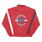 NAUTICA Mens Red & Black Competition Zip Jacket L Polyester Sportswear