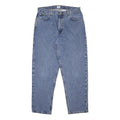 CALVIN KLEIN JEANS Mens Relaxed Blue Denim Medium W32 L30 Classic Cotton Zip