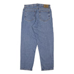 CALVIN KLEIN JEANS Mens Relaxed Blue Denim Medium W32 L30 Classic Cotton Zip