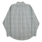 NAUTICA Traveller Twill Mens Shirt Black Check Long Sleeve L