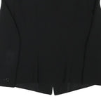 MAX MARA Womens Black Studio Jacket S Polyester Blend Classic Fit Button Closure