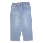 DICKIES Mens Relaxed Light Blue Denim Jeans W38 L30 Casual Cotton Blend Zip