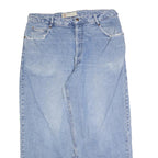 DICKIES Mens Relaxed Light Blue Denim Jeans W38 L30 Casual Cotton Blend Zip