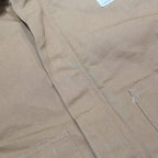CARHARTT Mens Brown & Brown Classic Zip Jacket L Cotton Workwear Durable