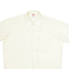 BASILICA Mens Plain Shirt Cream M