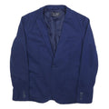 ARMANI JEANS Mens Blue Single Breasted Jacket M Polyester Classic Tailored