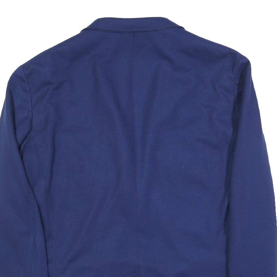 ARMANI JEANS Mens Blue Single Breasted Jacket M Polyester Classic Tailored