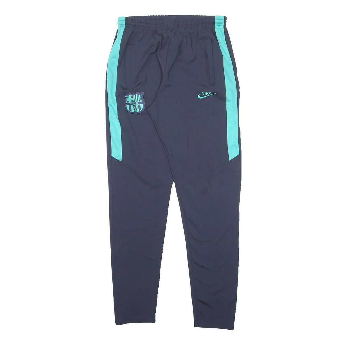 NIKE Mens Joggers Blue & Teal Slim Tapered M W28 L30 Sportswear Pants