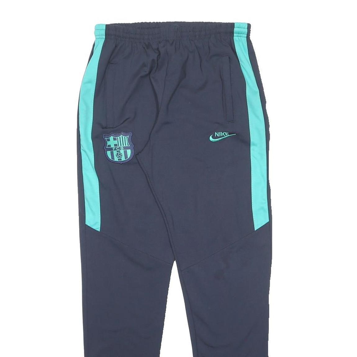 NIKE Mens Joggers Blue & Teal Slim Tapered M W28 L30 Sportswear Pants