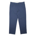 DICKIES Mens Polyester Blend Navy Regular Fit Straight Trousers W40 L32 Workwear