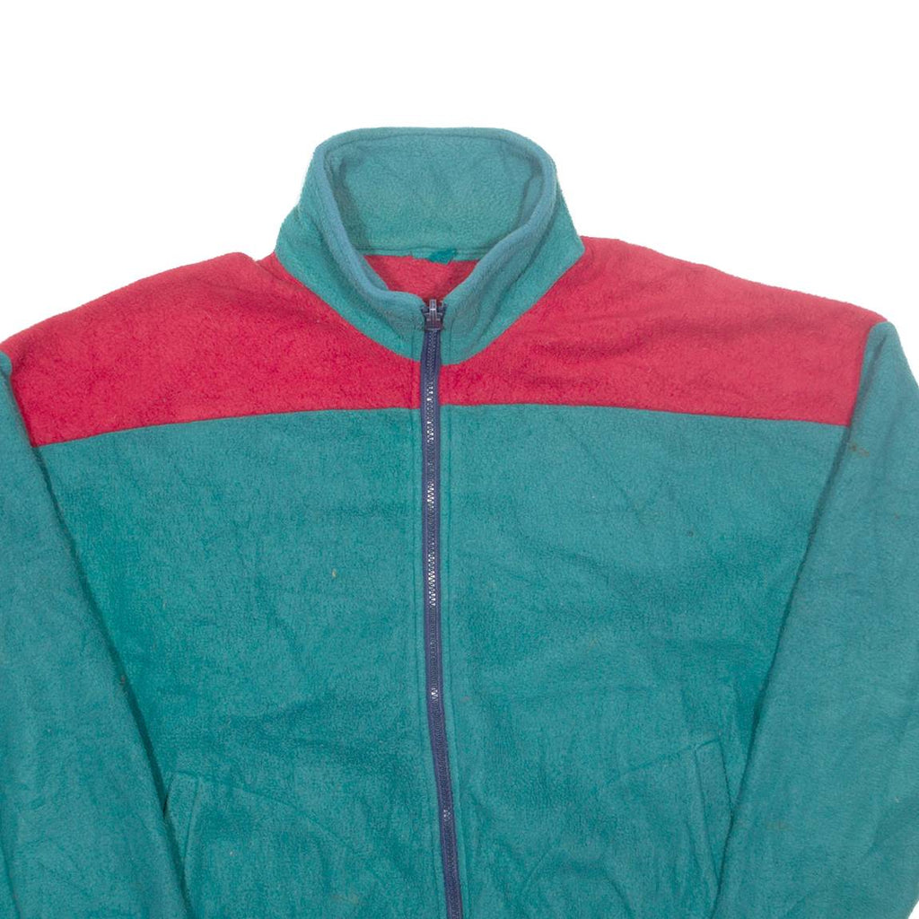 Mens Fleece Jacket Green XL