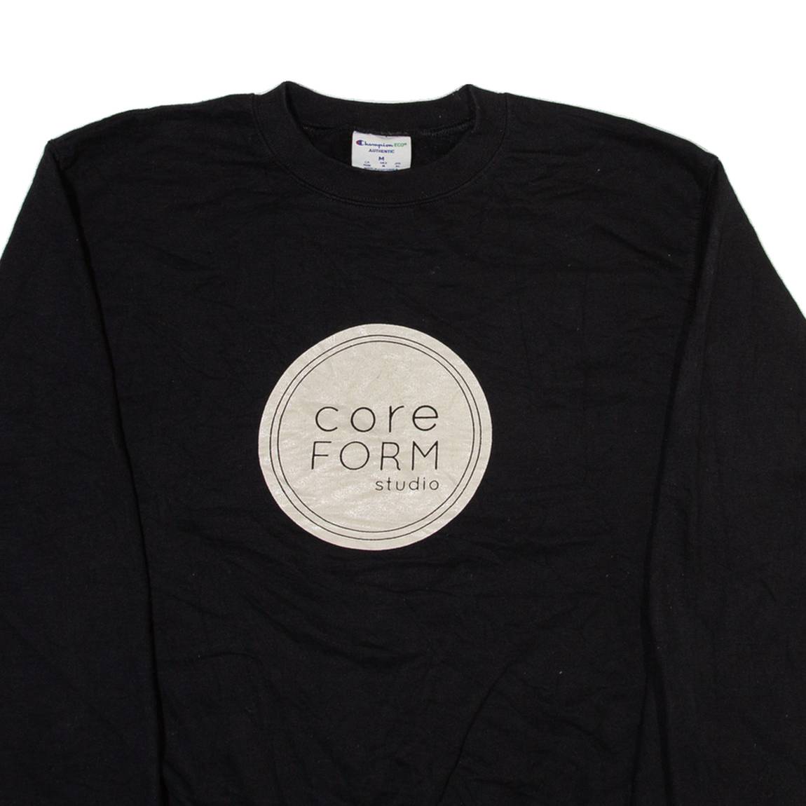 CHAMPION Core Form Studio Mens Sweatshirt Black M