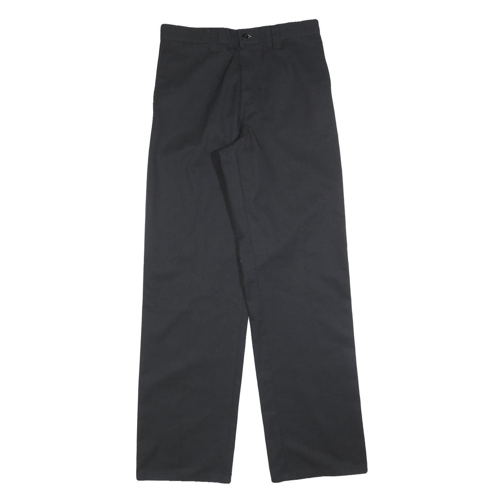 DICKIES Mens Cotton Black Regular Straight Trousers W30 L34 Workwear Casual